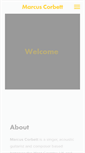 Mobile Screenshot of marcuscorbett.com